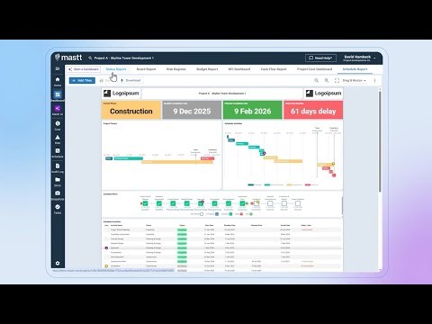 Reliable Project Schedule Control and Milestone Tracking Using Mastt