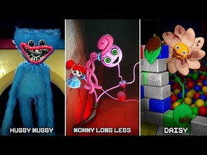 Poppy Playtime: Chapter 3 VS Chapter 2 VS Chapter 1 All BOSS Meeting Comparison (Fan made & Real)