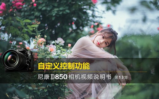 尼康D850视频教程——自定义控制功能|尼康D850说明书第13集