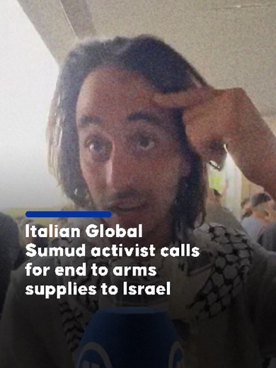 Italian Activist Calls for Action Against Weapon Supply to Israel
