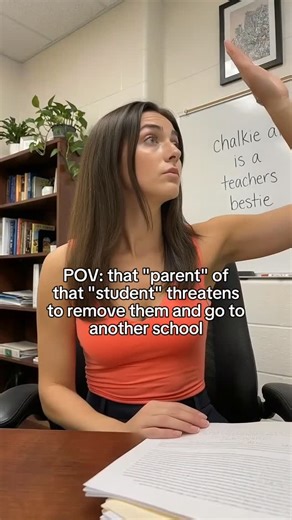 Chalkie Teachers on Instagram: "Like pulling their child out is my villain origin story 😭 LOL BYE BYE BYE!! Chalkie handles the planning so I can stay unbothered and on schedule. Comment YES for the link 👇🏽 #teachertok #teacherlife #teacherhumour #chalkieai #teachersoftiktok #youngteacher #classroom #parent"