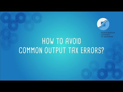 IRAS - Common GST Errors on Output Tax (Full)