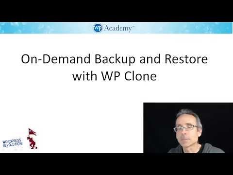 WP Clone Plugin Training Video: Copy / Migrate WordPress websites fast and free