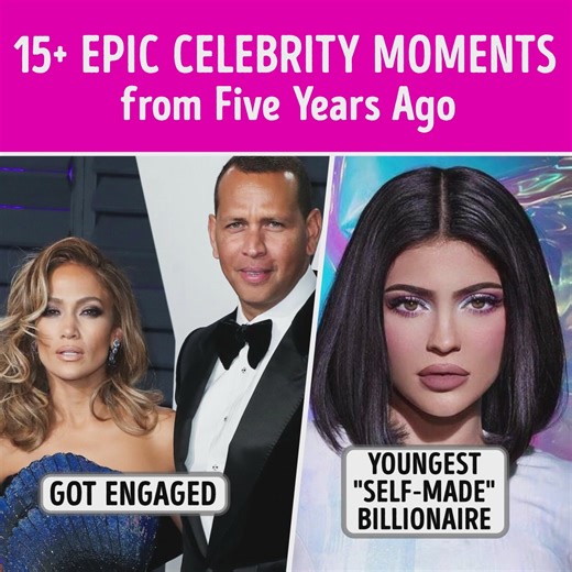 21K views · 94 reactions | 15+ Epic Celebrity Moments from Five Years Ago | CelebRatings | Facebook