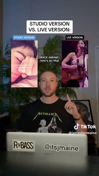 Gracie Abrams Studio vs. Live Performance Comparison