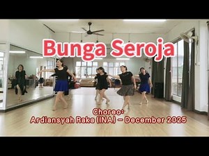 Bunga Seroja - Line Dance (Ardiansyah Raka (INA) - December 2025)