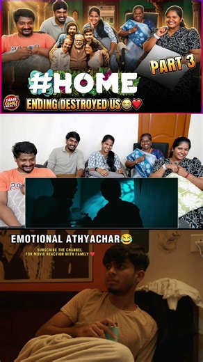 Emotional athyachar 😂 naslen comedy 😂HOME Movie Reaction Part 3 😭✨ | Ending Broke Us!