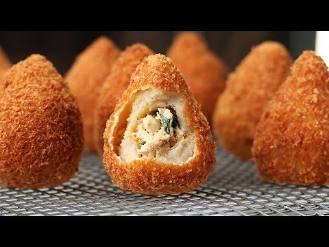 Brazilian Chicken Croquettes (Coxinha)