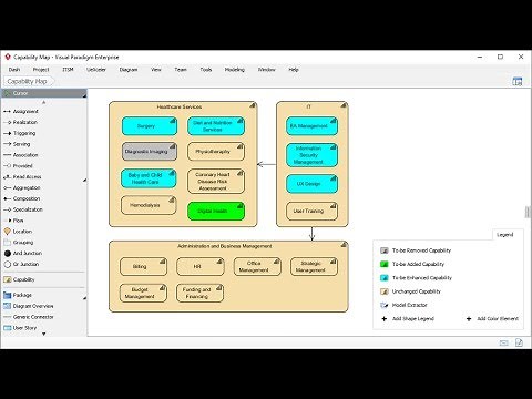 Create Diagrams with Shape Legend