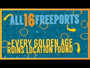 Plan Your Maiden Voyage! Check Out The Atlas Map in 4K, Golden Age Ruins Locations + Every Freeport