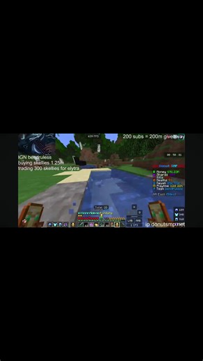 holy W (he ended up blocking me and removing me after that) #fyp #xyzbca #donutsmp