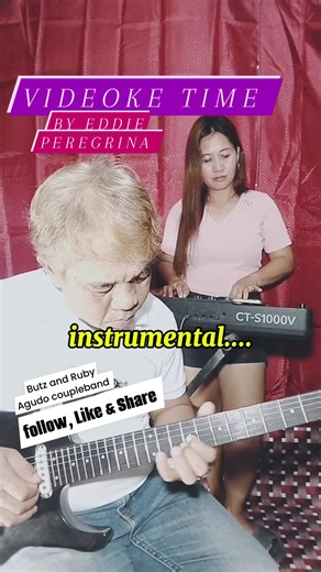 Together again with lyrics by Eddie Peregrina cover by Butz and Ruby Agudo coupleband guitar instrumental music #highlightseveryone #couple #livemusic #MusicIcon #follower #withlyrics #request #relaxtime #relaxation #KeepSafeEveryoneAndGodbless | Butz Vergara Agudo