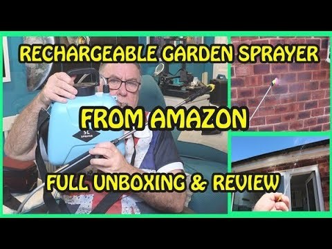 Great value rechargeable electric garden sprayer from Amazon ..full unboxing & review..