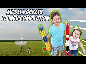 Model Rocket Launch Compilation | Toy Rockets Launch Adventure videos for Kids
