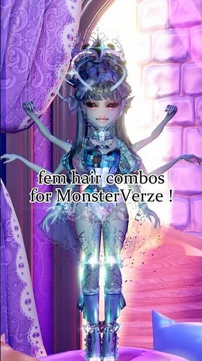 MV hair combos for fem #monsterverse #monsterverze #roblox #hair #fashion #viral