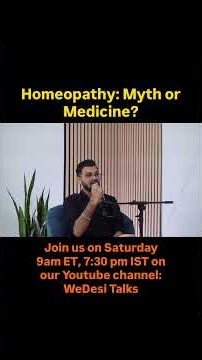 Homeopathy: Placebo or Real Science? Doctor Reveals the Truth #healthmyths #alternative