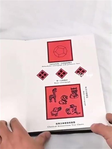 Buku Tes Buta Warna & Penglihatan RDS + Kacamata 3D | Random Dot Stereogram Lengkap