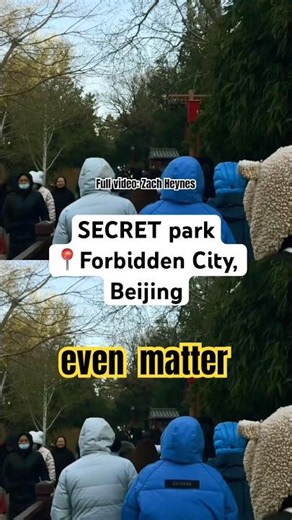 BEST VIEW of the Forbidden City in Beijing, China #chinatraveltips #forbiddencity