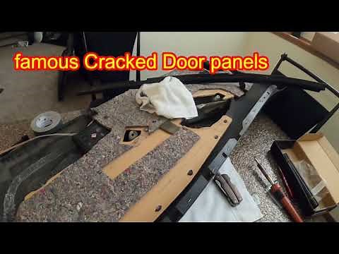 Fixing my cracked door panels on my Trans Am ws6