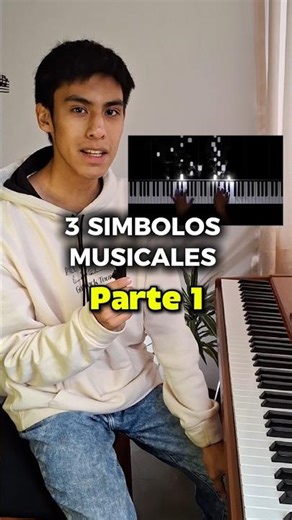 PARTE 1|✅️ ¡3 Simbolos musicales en una Partitura!#partituras #aprendepiano #clasesdepiano #musica