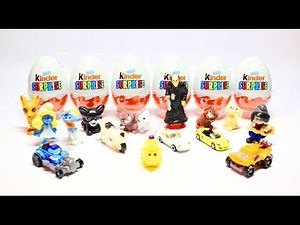24 Kinder Surprise Eggs Unboxing by TOYS CHANNEL