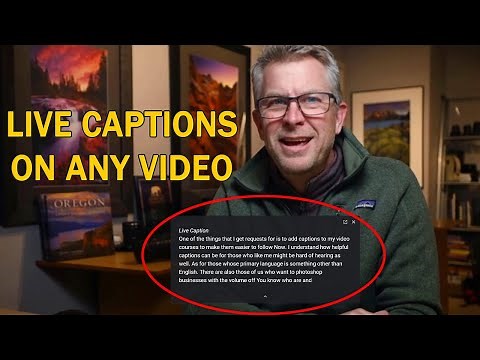 Add Live Captions To ANY Video