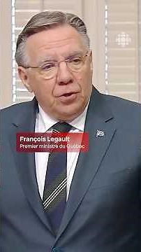 Visibly moved, Quebec Premier François Legault bids farewell to the National Assembly
