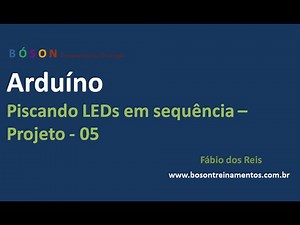 Arduino - Blinking LEDs in sequence - Simple project - 05