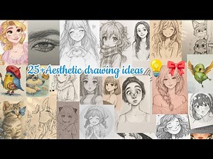 25+ Aesthetic Drawing Ideas You’ll LOVE!🎀 Pinterest Inspired Aesthetic Drawings |Aesthetic Drawing