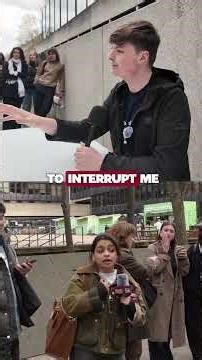 "Sorry, I am going to interrupt you" | Destroying a Pro-Choice Argument at University #abortionlaw