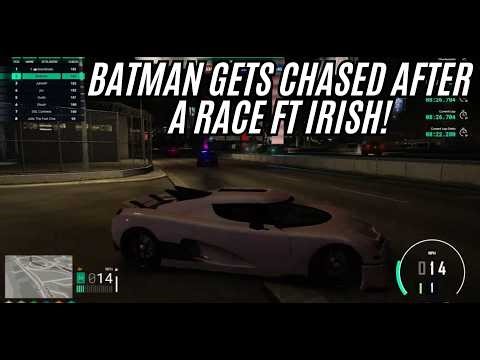 Batman Gets Chased After A Race & Gets Help From Irish | GTA 5 RP NoPixel 4.0