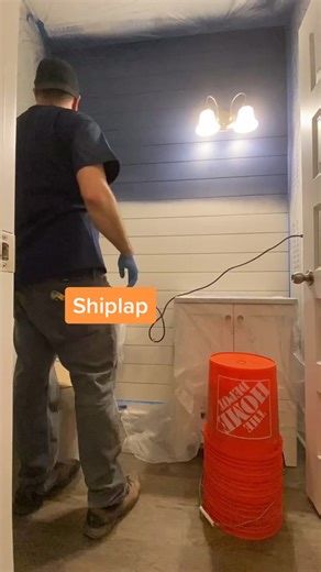 How to Install Shiplap in Your Bathroom