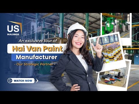 Behind the Quality: An Exclusive Tour of the Hai Van Paint Factory with US Buildings