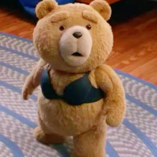 “Holle Ted…” Top tier shock factor🤣#fry #ted #ted2 #funnybear #Ted | ted