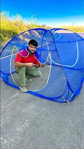Instant Setup Foldable Mosquito Net For Double Bed