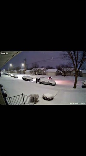 Crazy Snowstorm Turns the Street White in Hours ❄️🚗