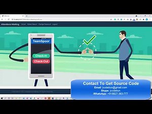 Attendance Marking Project in Spring Boot and Hibernate