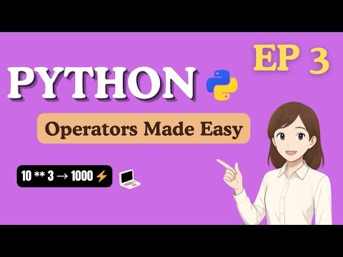 Python Operators Explained Easy & Fun | Episode 3 | In hindi | CodeEasy with Muskan