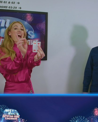 36K views · 959 reactions | Stephen Mulhern's latest magic trick with Cat Deeley is so good, you're gonna have to paws the video to see how he does it...  | Saturday Night Takeaway | Facebook