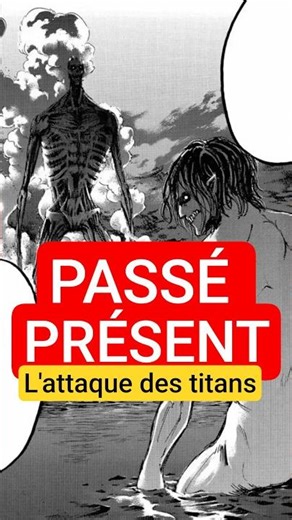 THE PAST AND PRESENT IN THE SECOND TIME OF ATTACK ON TITAN #eren #aot #attackontitan #erenjager #snk