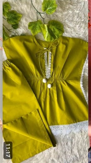 Easy Baby Dress Cutting and Stitching/ Kaftan Dress Design tutorial