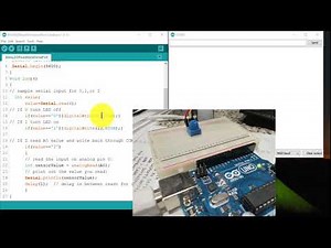 Arduino Serial LED control and Analog input
