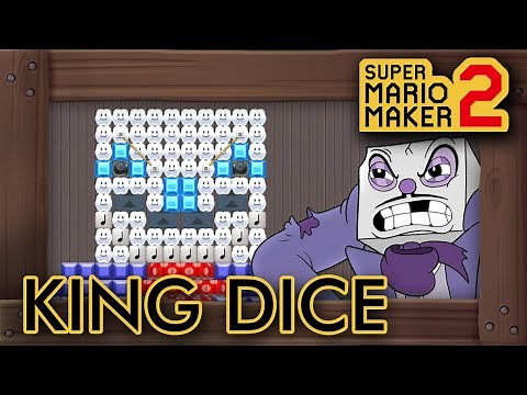 Super Mario Maker 2 - Cuphead King Dice Boss Level
