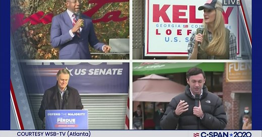 WSB-TV (Atlanta) Georgia Senate Election Night Coverage