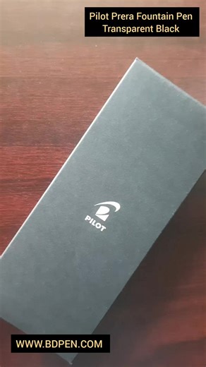 Pilot Prera Fountain Pen Transparent Black. #bdpens #bdpen #pilotpen #pilotprera #betterthanmetropolitan #fountainpen #fountainpens BD Pen | Get Polishd