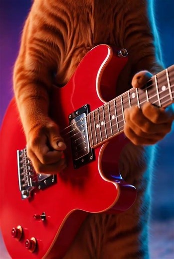 Guitar solo duel cats