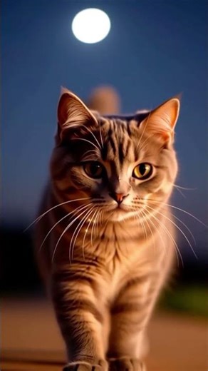 Lon Lon and the Moonlight Secret M #LonLon#CuteCat#CatStory#MagicalStory#CatShorts#PetShorts#Shorts