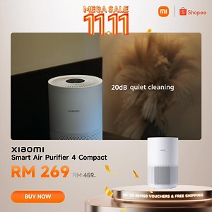 8.4K views · 212 reactions | Xiaomi 11.11 Mega Sale Grab amazing discounts on your favorite smart home products now. Visit our Shopee store and fill your cart with the best deals!  Hurry, don’t miss out!  #XiaomiMalaysia #Xiaomi1111MegaSale | Xiaomi Malaysia | Facebook