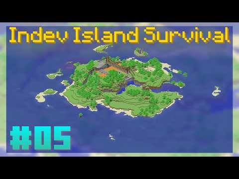 Indev Island Survival - Episode 5 - You gotta break a few blocks to make an base