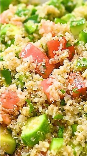 Easy Quinoa Avocado Salad 🥑 High Protein and So Fresh